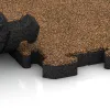 Großaufnahme vom Verbindungssystem von WARCO-Boden 2922 - Baldosa borde piscina im Farbdesign Terracota. Abmessungen 500 x 500 x 40 mm.
