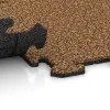 Großaufnahme vom Verbindungssystem von WARCO-Boden 0128 - Baldosa borde piscina im Farbdesign Terracota. Abmessungen 500 x 500 x 18 mm.