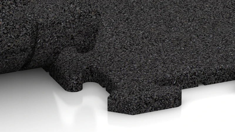 Encaje puzzle con bisel redondeado