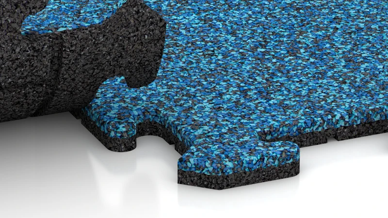 Encaje puzzle con bisel redondeado