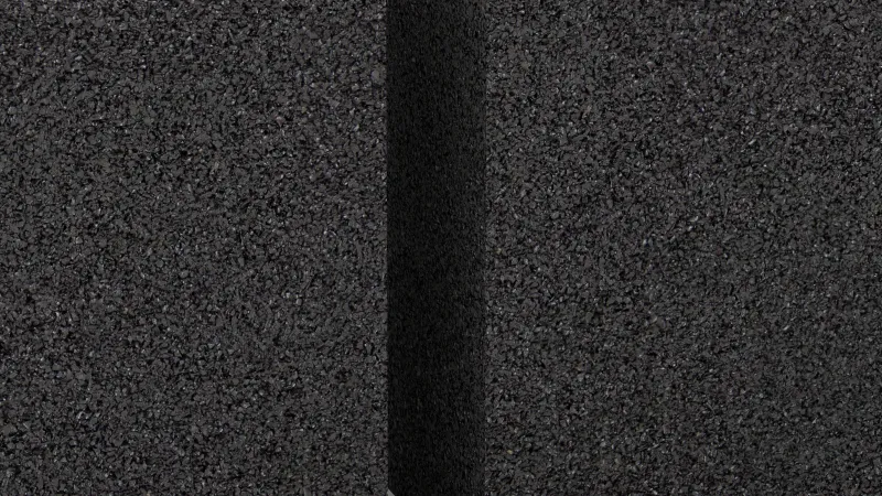 Cimentación de hormigón con soporte trasero