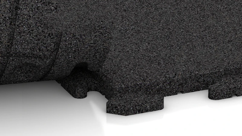 Encaje puzzle oculto con bisel redondeado