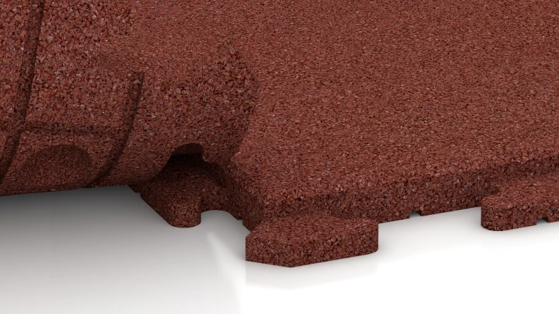 Encaje puzzle oculto con bisel redondeado