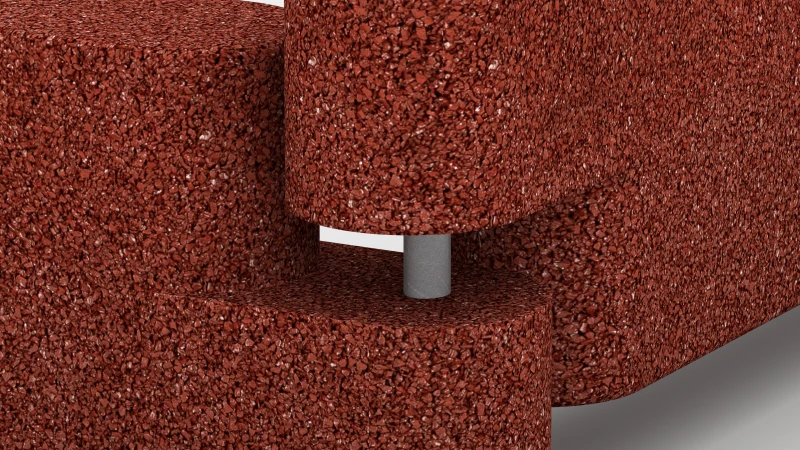 Encadenamiento con anclaje al suelo