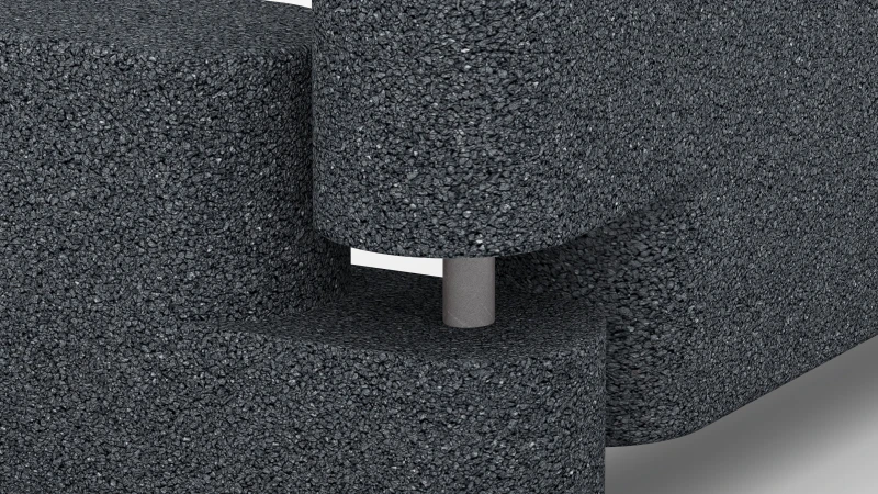 Encadenamiento con anclaje al suelo