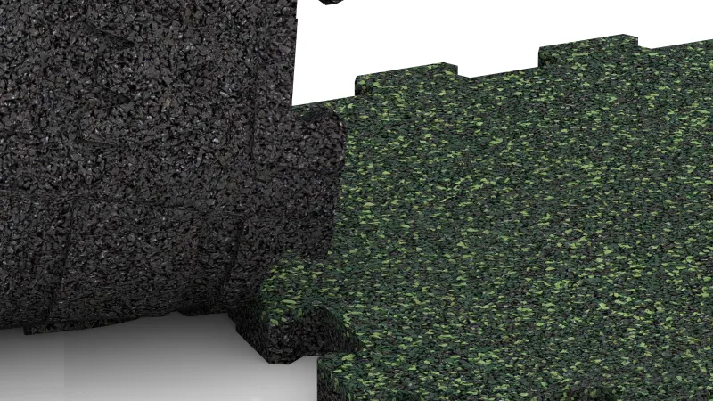 Conexión de puzzle recortada sin biselado