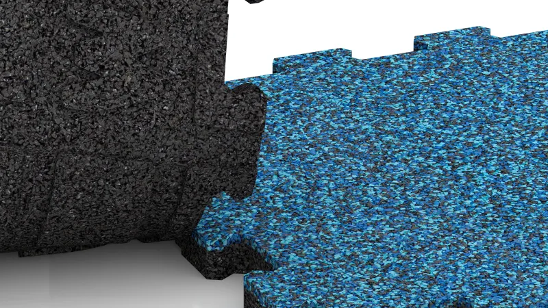 Conexión de puzzle recortada sin biselado