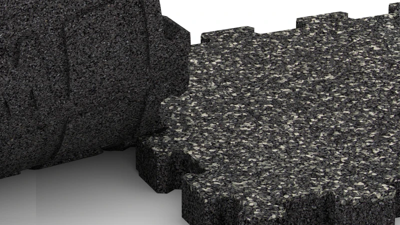 Encaje puzzle recortado sin bisel