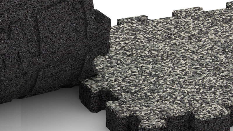 Encaje puzzle recortado sin bisel