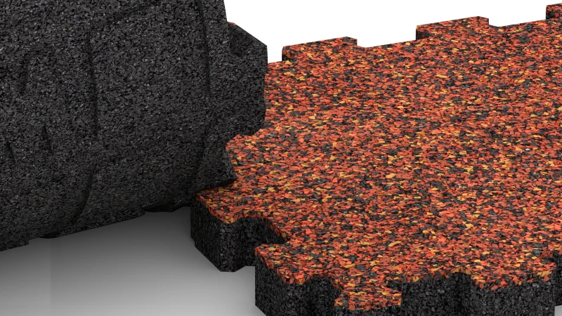 Encaje puzzle recortado sin bisel