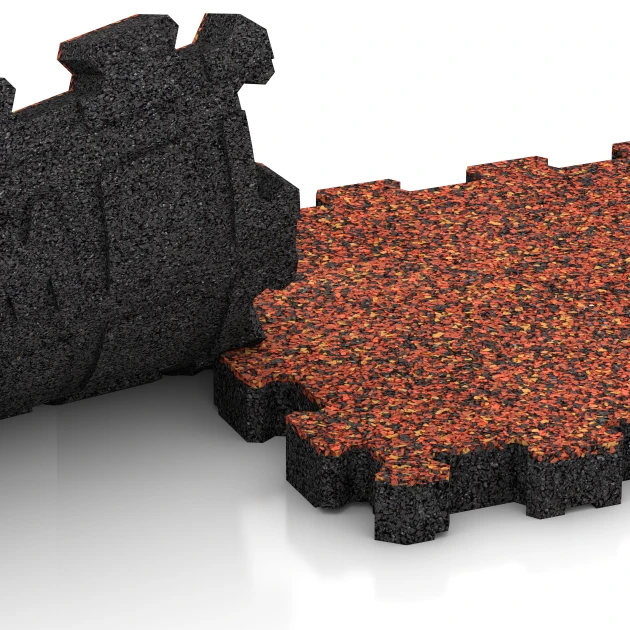 Großaufnahme vom Verbindungssystem von WARCO-Boden 4277 - Suelo para terraza sin juntas im Farbdesign Etna. Abmessungen 30,6 x 30,6 x 3 cm | 0,094 m².