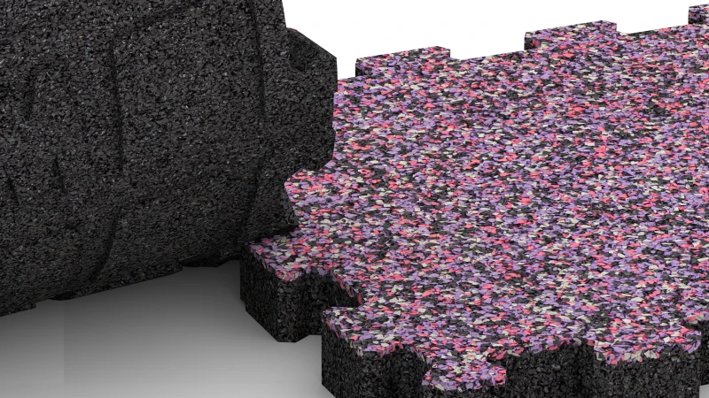 Encaje puzzle recortado sin bisel