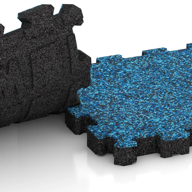 Großaufnahme vom Verbindungssystem von WARCO-Boden 5419 - Baldosa borde piscina sin juntas im Farbdesign Atlantico. Abmessungen 30,6 x 30,6 x 3 cm | 0,094 m².