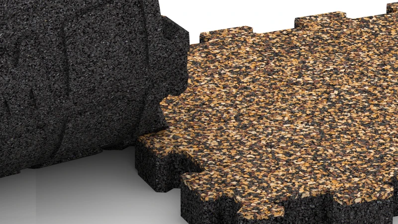 Encaje puzzle recortado sin bisel