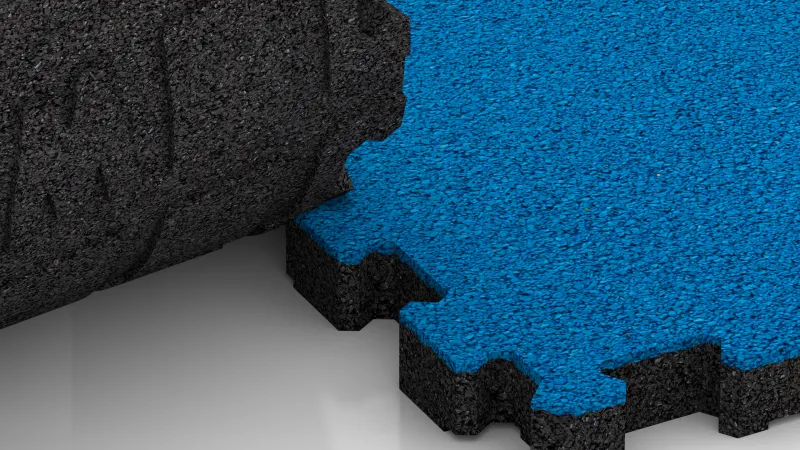 Conexión de puzzle recortada sin biselado
