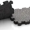 Großaufnahme vom Verbindungssystem von WARCO-Boden 5227 - Baldosa borde piscina sin juntas im Farbdesign Gris jaspeado. Abmessungen 306 x 306 x 30 mm.