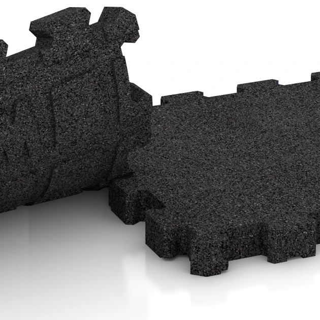 Großaufnahme vom Verbindungssystem von WARCO-Boden 5270 - Suelo para terraza sin juntas im Farbdesign Antracita. Abmessungen 30,6 x 30,6 x 3 cm | 0,094 m².