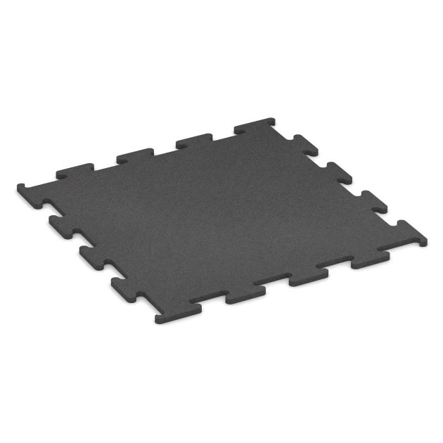 Großaufnahme vom Verbindungssystem von WARCO-Boden 6191 - Suelo en alquiler Fitness Performance Elite im Farbdesign Antracita. Abmessungen 15 × 20 m | 300 m².