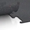 Großaufnahme vom Verbindungssystem von WARCO-Boden 3753 - Pavimento Fitness Performance Elite im Farbdesign Rojo ligeramente moteado. Abmessungen .