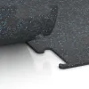 Großaufnahme vom Verbindungssystem von WARCO-Boden 3754 - Pavimento Fitness Performance Elite im Farbdesign Azul ligeramente moteado. Abmessungen .