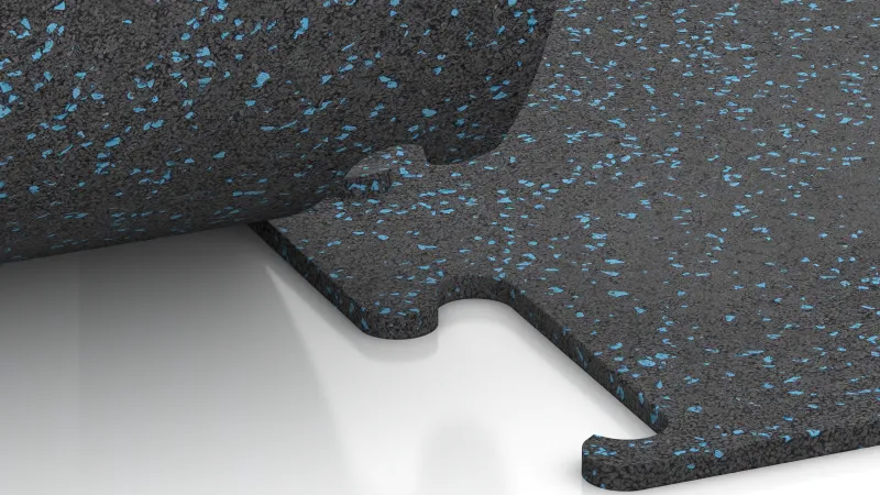 Conexión de puzzle recortada sin biselado