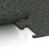 Großaufnahme vom Verbindungssystem von WARCO-Boden 3755 - Fitness Performance Elite Pavimento Deportivo im Farbdesign Verde ligeramente moteado. Abmessungen 100 x 100 x 1 cm | 1,00 m².