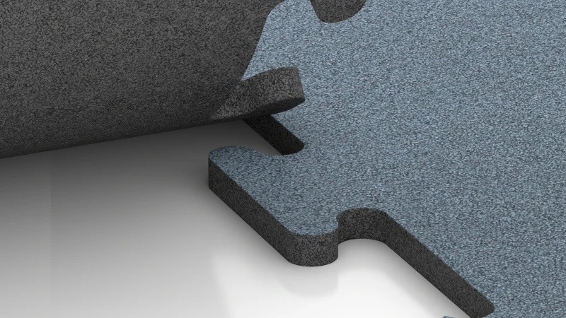 Encaje puzzle recortado sin bisel