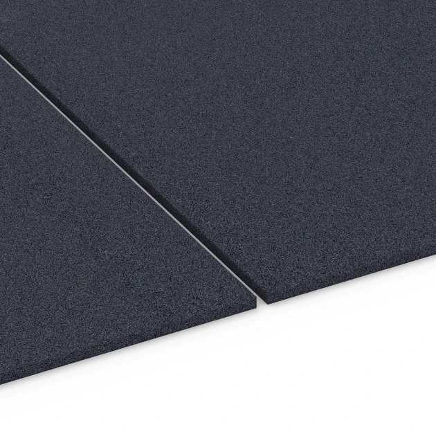 Großaufnahme vom Verbindungssystem von WARCO-Boden 6175 - Fitness Performance Elite Suelo de Entrenamiento im Farbdesign Antracita. Abmessungen 100 × 100 × 1,5 cm.