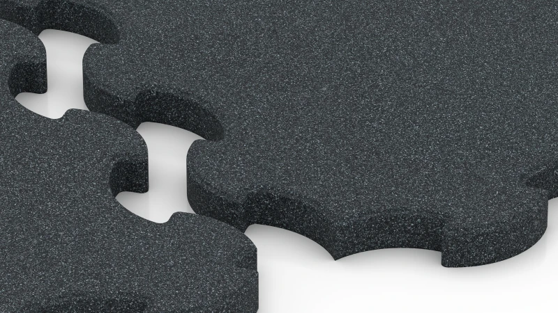 Dentado puzzle optimizado con bisel ligero