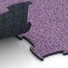 Großaufnahme vom Verbindungssystem von WARCO-Boden 6810 - Pavimento agility canino im Farbdesign Lavanda. Abmessungen 97,1 x 97,1 × 1,8 cm.