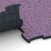 Großaufnahme vom Verbindungssystem von WARCO-Boden 6855 - Fitness Active suelo im Farbdesign Lavanda. Abmessungen 97,1 x 97,1 x 2,8 cm.