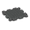 Aufsicht auf die Unterseite, also die Bodenseite von WARCO-Formteil 2818 - Baldosa base piscina im Format 500 x 500 x 30 mm.