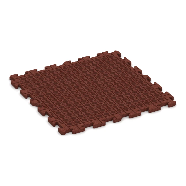 Aufsicht auf die Unterseite, also die Bodenseite von WARCO-Formteil 3355 - Loseta polivalente para perros im Format 100 x 100 x 3 cm | 1,00 m².