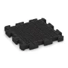 Aufsicht auf die Unterseite, also die Bodenseite von WARCO-Formteil 3024 - Baldosa de terraza encajable im Format 500 x 500 x 50 mm.