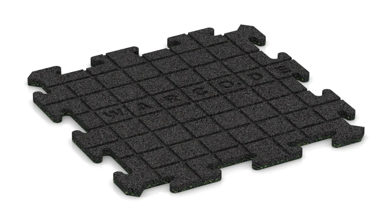 Ranuras de drenaje en disposición cuadrada – 4 mm de profundidad