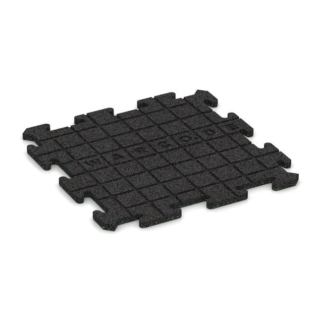 Aufsicht auf die Unterseite, also die Bodenseite von WARCO-Formteil 0050 - Baldosa exterior im Format 50 x 50 x 1,8 cm | 0,25 m².