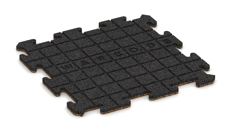 Ranuras de drenaje en disposición cuadrada – 4 mm de profundidad