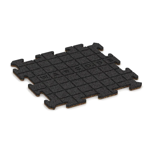 Aufsicht auf die Unterseite, also die Bodenseite von WARCO-Formteil 0041 - Baldosa exterior im Format 50 x 50 x 1,8 cm | 0,25 m².