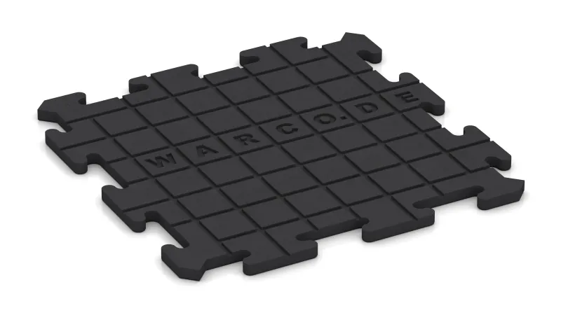 Ranuras de drenaje en disposición cuadrada – 4 mm de profundidad