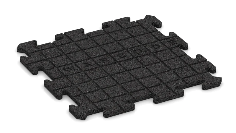 Ranuras de drenaje en disposición cuadrada – 4 mm de profundidad