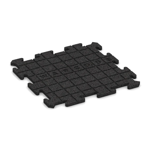 Aufsicht auf die Unterseite, also die Bodenseite von WARCO-Formteil 0164 - Baldosa exterior im Format 50 x 50 x 1,8 cm | 0,25 m².