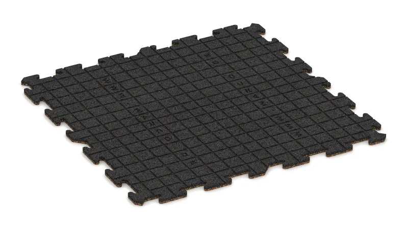 Ranuras de drenaje en disposición cuadrada – 4 mm de profundidad