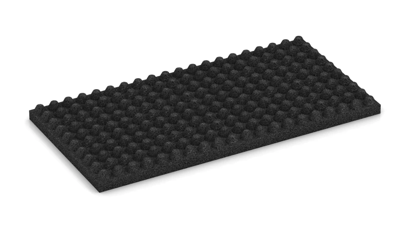 Estructura con troncos de cono de 23 mm de altura