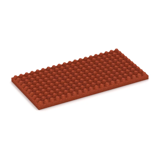 Aufsicht auf die Unterseite, also die Bodenseite von WARCO-Formteil 3644 - Alfombra de goma para establos – de lujo im Format 100 × 50 × 5,5 cm.