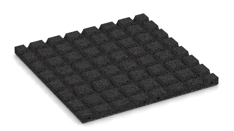Estructura de troncos de pirámide de 15 mm de altura