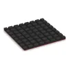 Aufsicht auf die Unterseite, also die Bodenseite von WARCO-Formteil 5474 - Loseta de caucho para parques infantiles 3 cm - EN 1177 ≤ 100 cm im Format 500 x 500 x 30 mm.