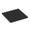 Aufsicht auf die Unterseite, also die Bodenseite von WARCO-Formteil 0568 - Wall protection tile im Format 500 x 500 x 30 mm.