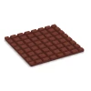 Aufsicht auf die Unterseite, also die Bodenseite von WARCO-Formteil 0533 - Pavimento exterior im Format 50 × 50 × 2,5 cm.