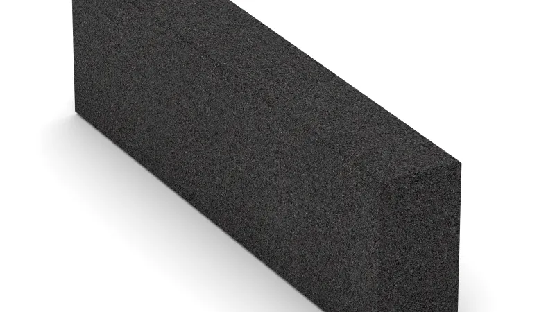 Cara inferior lisa - sin estructura en relieve