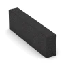 Aufsicht auf die Unterseite, also die Bodenseite von WARCO-Formteil 7028 - Bloque de escalón de caucho granulado im Format 100 x 30 x 15 cm.